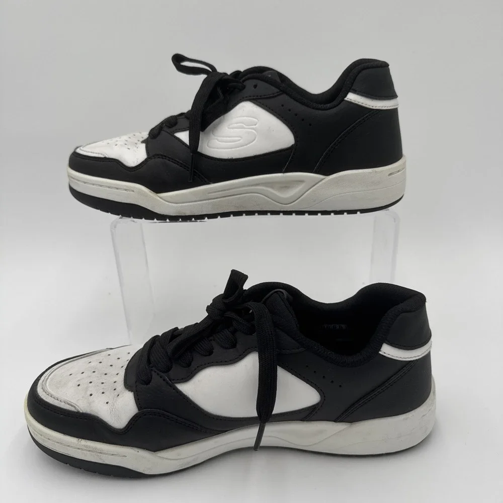 SKECHERS, Street, Los Angeles, Women's, Koopa Low Varsity, 183240/BKW. Size‎ 8
